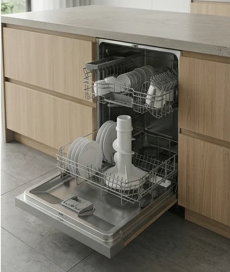 Modern Stainless Steel Dishwasher